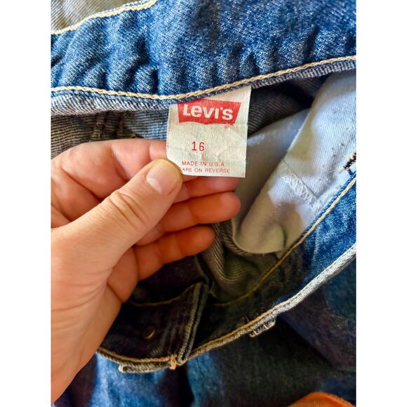 Vintage 90’s Levi’s Dark Denim Trouser Jeans, Made in USA — Size 28 - Picture 6 of 7